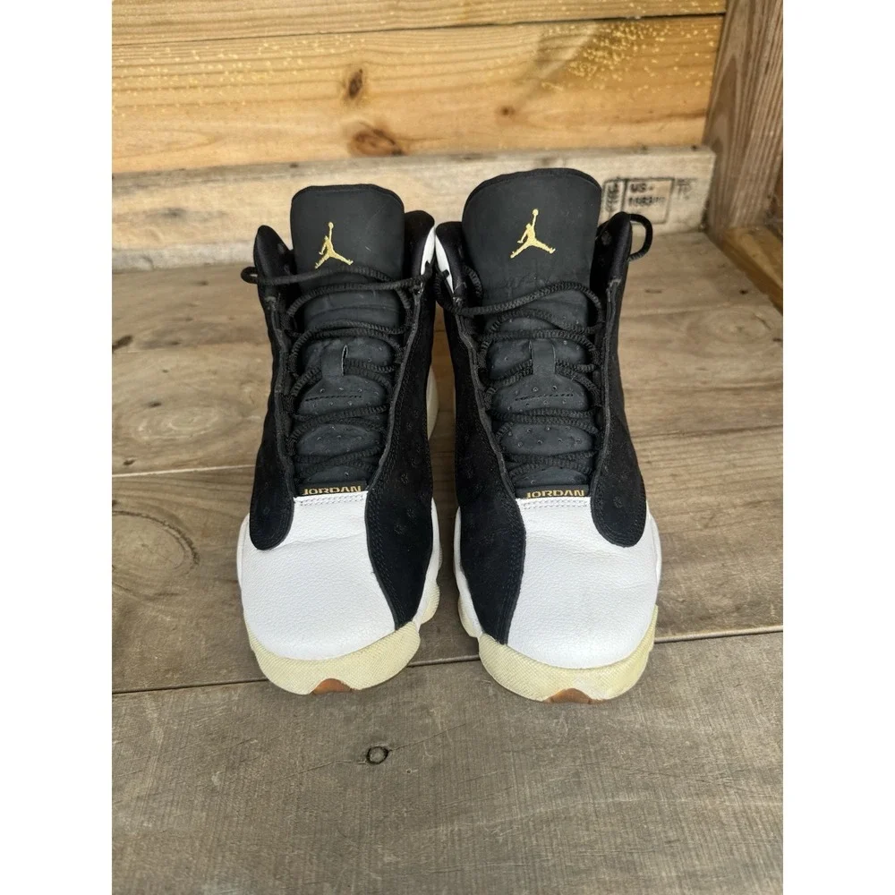 Size‎ 7Y - Jordan 13 Retro GG  Mid City of Flight Black White (439358-021)